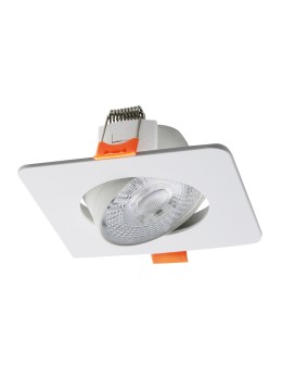 Light Prestige Mobile Square Flush Mounted Plus White LED CCT LP-1506/1RS WH Square.