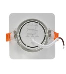 LED flush-mounted lamps - Light Prestige Mobile Square Flush Mounted Plus White LED CCT LP-1506/1RS WH Square. - product 3