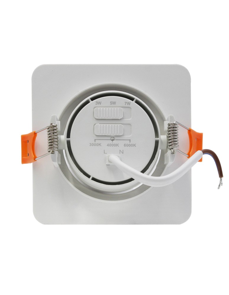 LED flush-mounted lamps - Light Prestige Mobile Square Flush Mounted Plus White LED CCT LP-1506/1RS WH Square. - product kolory-swiatla.pl 3