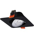 LED flush-mounted lamps - Light Prestige Movable Square Flush Mounted Plus Black LED CCT LP-1506/1RS BK Square. - product 1