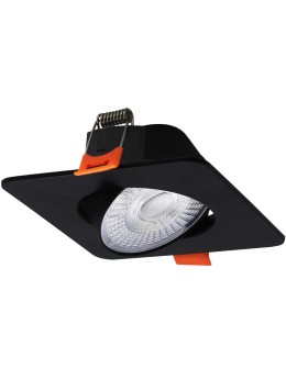 Light Prestige Movable Square Flush Mounted Plus Black LED CCT LP-1506/1RS BK Square.