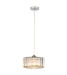 Light Prestige Okrągła lampa wisząca Vetro chrom 1xE27 LP-2910/1P CH round