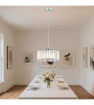 Light Prestige Okrągła lampa wisząca Vetro chrom 1xE27 LP-2910/1P CH round