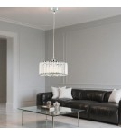 Light Prestige Okrągła lampa wisząca Vetro chrom 1xE27 LP-2910/1P CH round