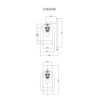 Wall lamps - Light Prestige Elaris wall lamp transparent 1xE27 LP-8103/1W TR - product 3