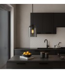 Pendant lamps - Light Prestige Elaris smoke pendant lamp 1xE27 LP-8103/1P SM - product 2