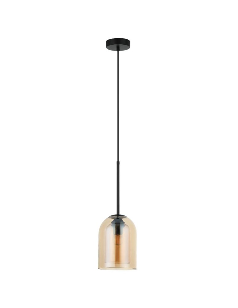 Light Prestige Lampa wisząca Elaris bursztynowa 1xE27 LP-8103/1P AM