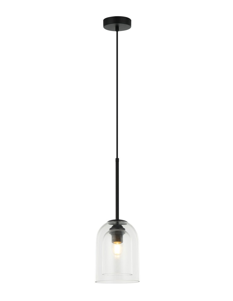 Pendant lamps - Light Prestige Elaris transparent 1xE27 pendant lamp LP-8103/1P TR - product kolory-swiatla.pl 1