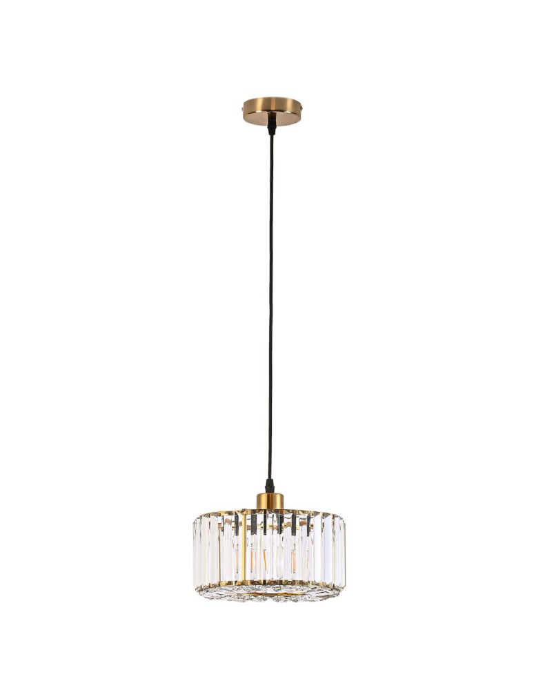 Light Prestige Okrągła lampa wisząca Vetro Złota1xE27 LP-2910/1P GD round