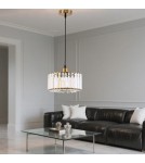 Light Prestige Okrągła lampa wisząca Vetro Złota1xE27 LP-2910/1P GD round