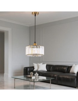 Light Prestige Okrągła lampa wisząca Vetro Złota1xE27 LP-2910/1P GD round - produkt 2