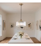 Pendant lamps - Light Prestige Vetro Gold1xE27 LP-2910/1P GD round pendant lamp. - product 3