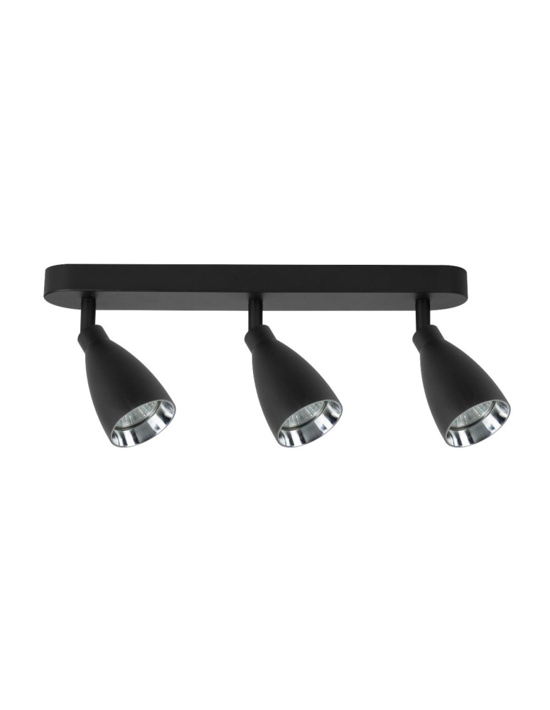 Spotlight ceiling lamps - Light Prestige Campana 3 spot black 3xGU10 LP-3103/3WS BK - product kolory-swiatla.pl 1