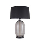 Table lamps with lampshade - Light Prestige Amur smoked table lamp 1xE27 LP-919/1T smoked - product 1