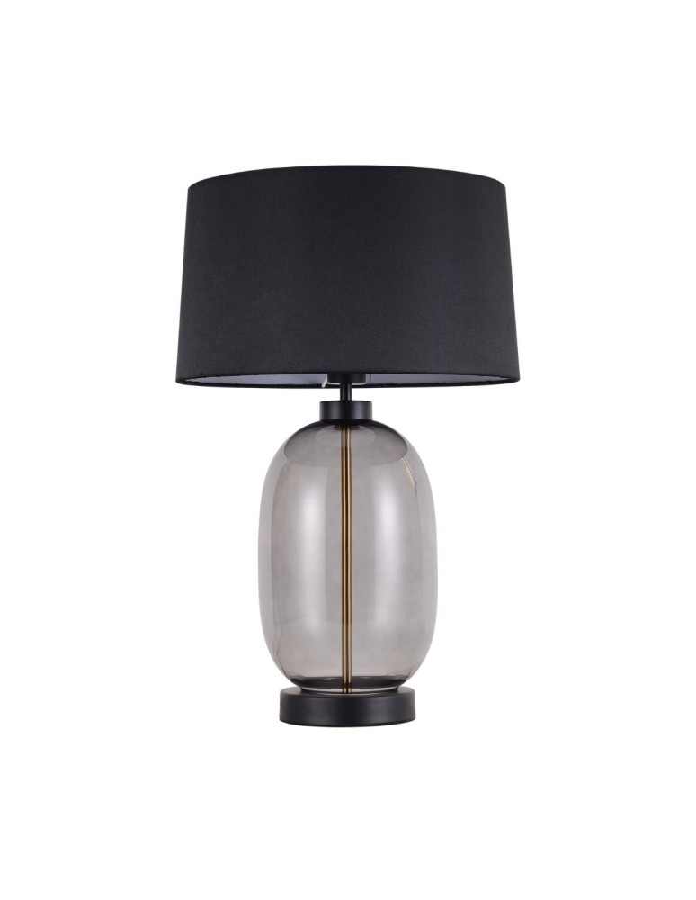 Table lamps with lampshade - Light Prestige Amur smoked table lamp 1xE27 LP-919/1T smoked - product kolory-swiatla.pl 1