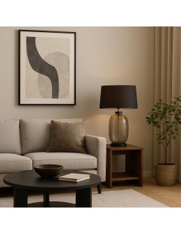 Light Prestige Amur smoked table lamp 1xE27 LP-919/1T smoked - product 2