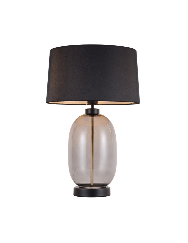 Table lamps with lampshade - Light Prestige Amur smoked table lamp 1xE27 LP-919/1T smoked - product kolory-swiatla.pl 3