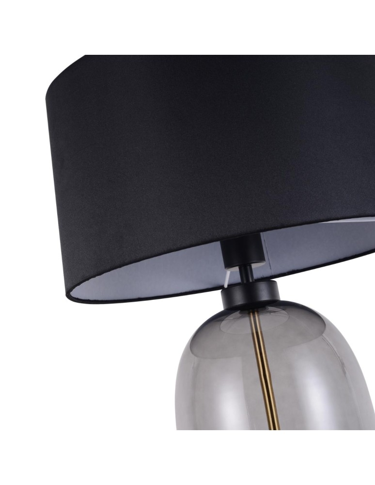 Table lamps with lampshade - Light Prestige Amur smoked table lamp 1xE27 LP-919/1T smoked - product kolory-swiatla.pl 4