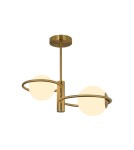 Pendant lamps - Light Prestige Plafond Dorado ring gold 2 x E14 LP-002/2C ring - product 3