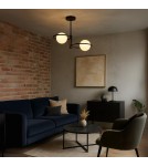 Pendant lamps - Light Prestige Plafond Dorado ring black 2 x E14 LP-002/2C ring BK - product 2