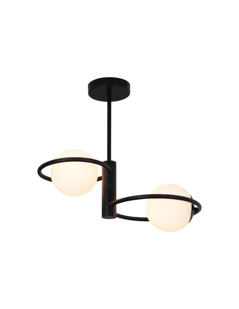 Pendant lamps - Light Prestige Plafond Dorado ring black 2 x E14 LP-002/2C ring BK - product kolory-swiatla.pl 3