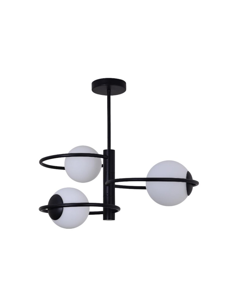 Pendant lamps - Light Prestige Plafond Dorado ring black 3x E14 LP-002/3C ring BK - product kolory-swiatla.pl 1