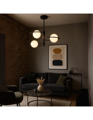 Light Prestige Plafond Dorado ring black 3x E14 LP-002/3C ring BK - product 2