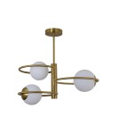 Pendant lamps - Light Prestige Plafond Dorado ring gold 3 x E14 LP-002/3C ring - product 1
