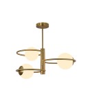 Pendant lamps - Light Prestige Plafond Dorado ring gold 3 x E14 LP-002/3C ring - product 3