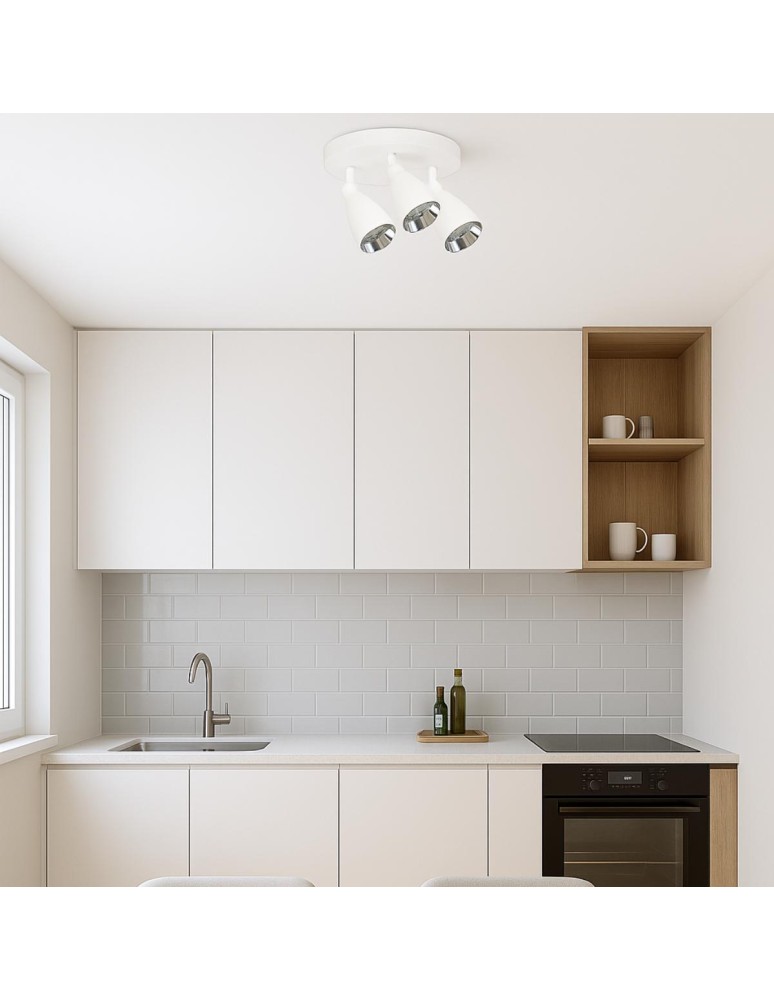 Light Prestige Campana 3 plafon biały 3xGU10 LP-3103/3C WH