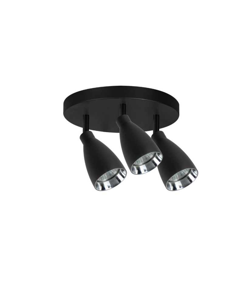 Spotlight ceiling lamps - Light Prestige Campana 3 plafond black 3xGU10 LP-3103/3C BK - product kolory-swiatla.pl 1