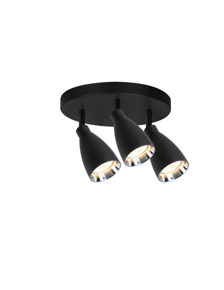Light Prestige Campana 3 plafon czarny 3xGU10 LP-3103/3C BK