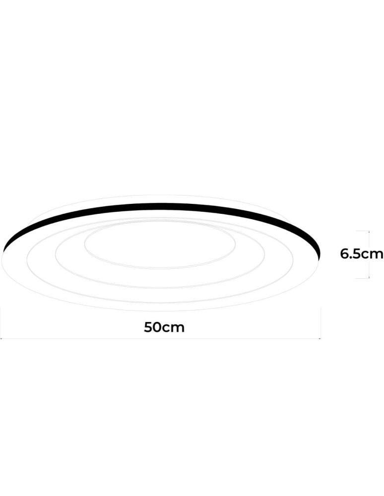 Light Prestige Plafon Alune okrągły LED CCT LP-3009/1C WH round