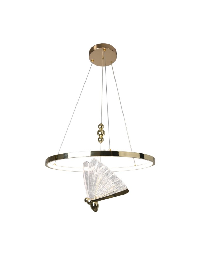 Pendant lamps - Light Prestige Marissa Ring gold LED CCT pendant lamp LP-2515/1P GD - product kolory-swiatla.pl 3