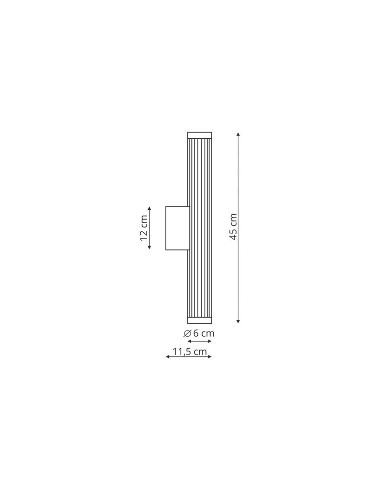 Bathroom wall lamps - Light Prestige Wall lamp Vena 45 cm chrome LED CCT LP-1010/1W-45 CH - product kolory-swiatla.pl 3