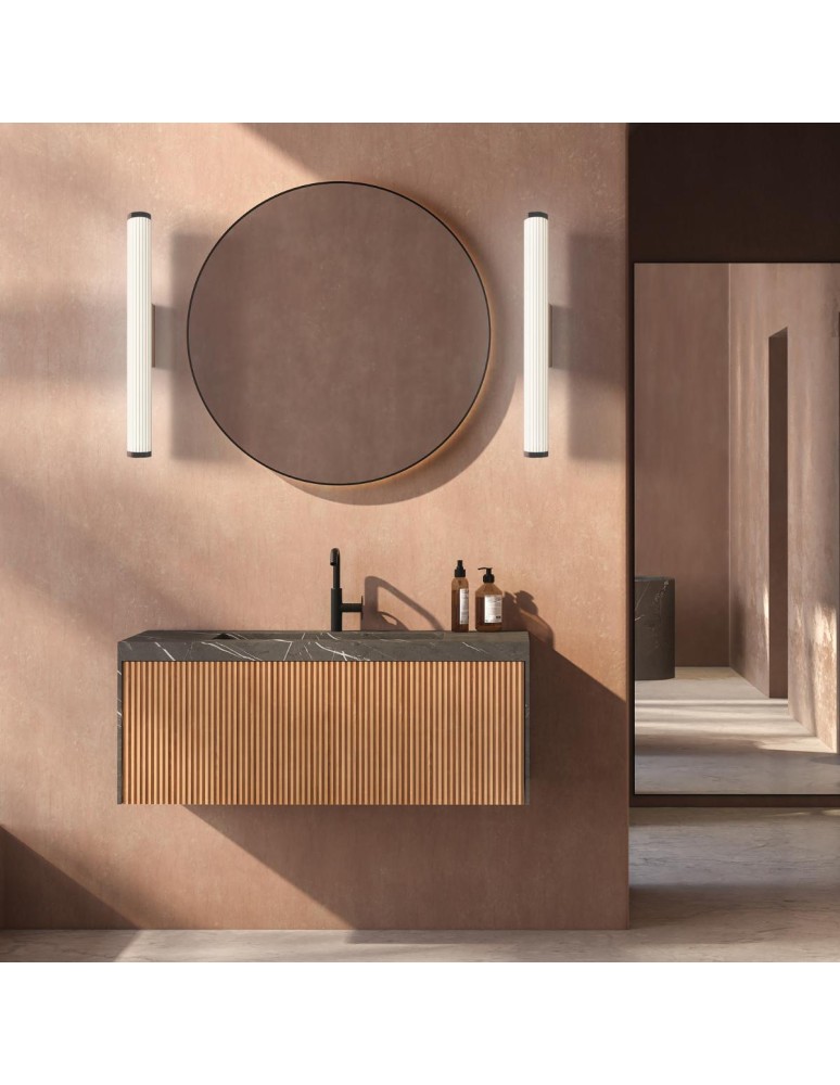 Bathroom wall lamps - Light Prestige Wall lamp Vena 45 cm black LED CCT LP-1010/1W-45 BK - product kolory-swiatla.pl 2