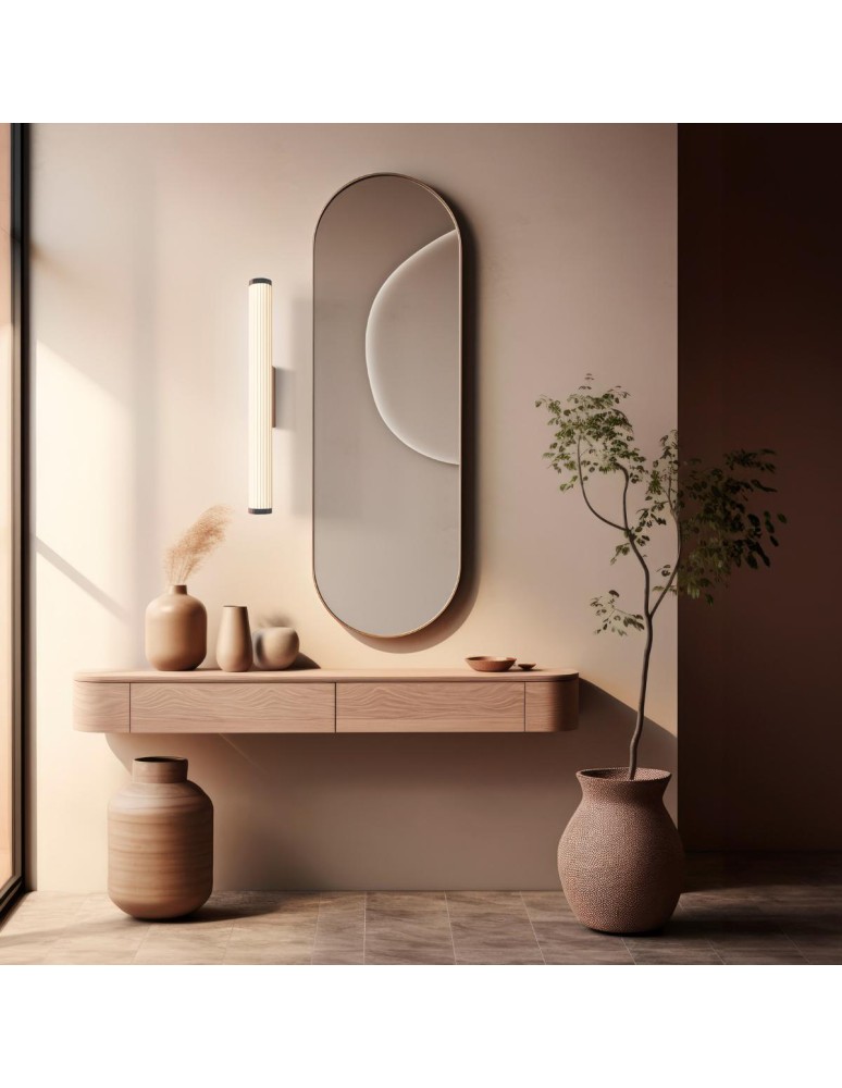 Bathroom wall lamps - Light Prestige Wall lamp Vena 45 cm black LED CCT LP-1010/1W-45 BK - product kolory-swiatla.pl 3