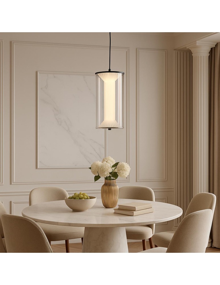 Pendant lamps - Light Prestige Aeris transparent LED CCT pendant lamp LP-2137/1P TR - product kolory-swiatla.pl 2