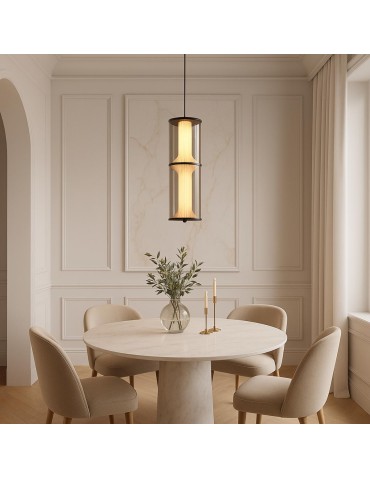 Light Prestige Lampa wisząca Aeris 2 transparentna LED CCT LP-2137/2P TR - produkt 2