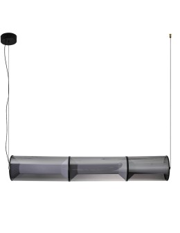 Light Prestige Aeris 3 line smoke LED CCT pendant lamp LP-2137/3L SM
