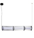 Pendant lamps - Light Prestige Aeris 3 line transparent LED CCT pendant lamp LP-2137/3L TR - product 1