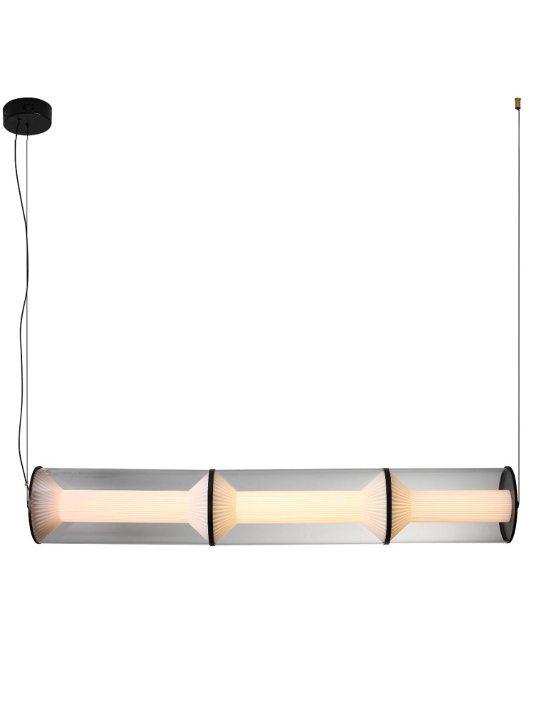 Light Prestige Lampa wisząca Aeris 3 linia transparent LED CCT LP-2137/3L TR