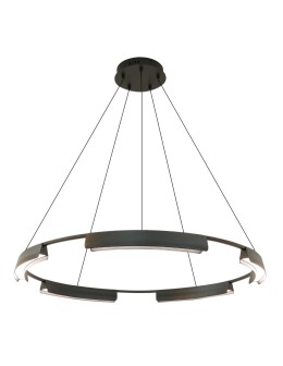Light Prestige Tura 80cm black LED CCT pendant lamp LP-9786/1P 80cm BK