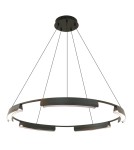 Light Prestige Lampa wisząca Tura 60 cm czarna LED CCT LP-9786/1P 60cm BK