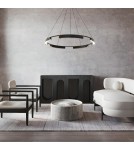 Pendant lamps - Light Prestige Tura 60cm black LED CCT pendant lamp LP-9786/1P 60cm BK - product 2