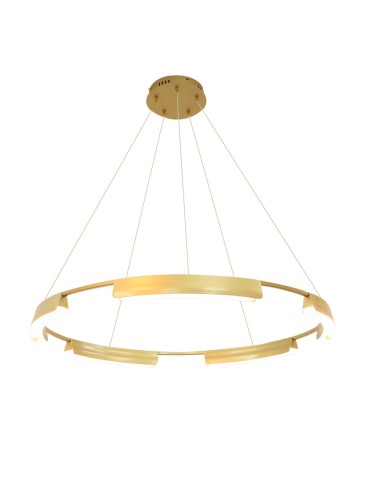 Light Prestige Tura 80cm gold LED CCT pendant lamp LP-9786/1P 80cm GD.