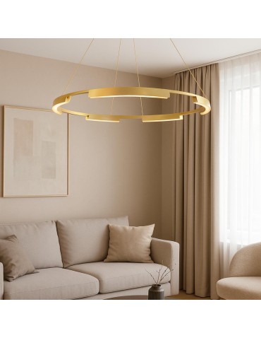 Light Prestige Tura 80cm gold LED CCT pendant lamp LP-9786/1P 80cm GD. - product 2