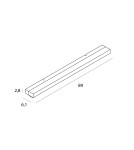 Kinkiety łazienkowe - Maxlight Kinkiet Trio 10W Czarny IP44 4000K W0409D - produkt 2