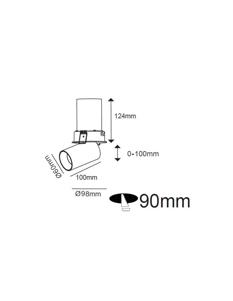 Light Prestige Reflektor Avila biały LED 3000K LP-0355 WH