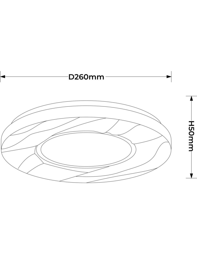 Light Prestige Plafon Tenaro 26 cm biały LED 4000K LP-7312/1C-26 WH Light Prestige Plafon Tenaro 26 cm biały LED 4000K LP-7312/1C-26 WH